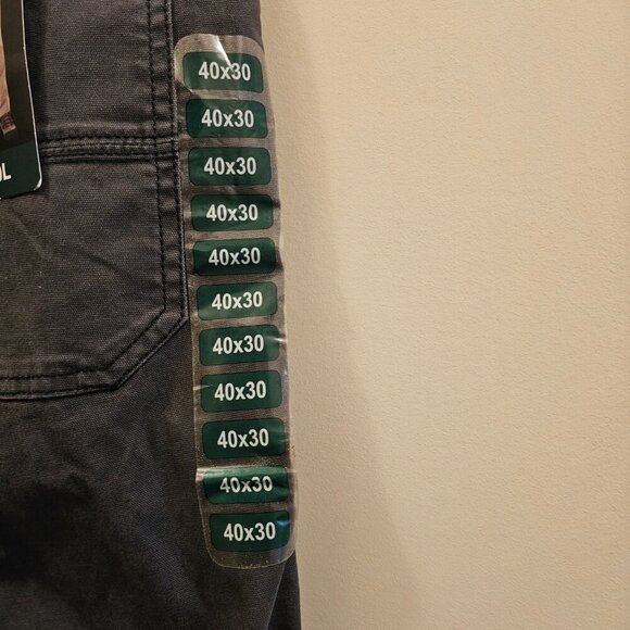 NWT Men's American Outdoorsman Rip Stop Work Pants Smokey Trout Size 40 W 30 L - Picture 5 of 11